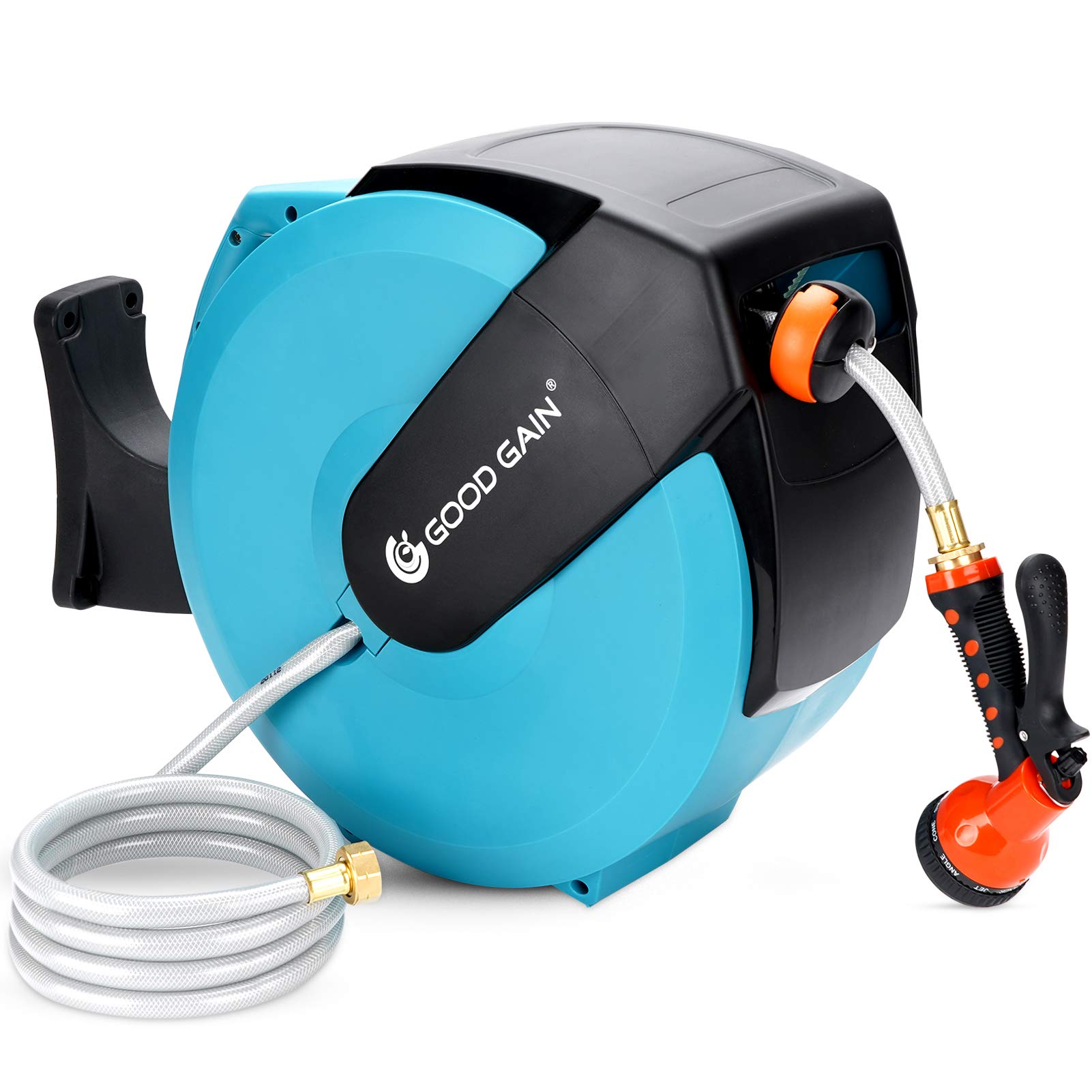 Buy Garden Hose Reel Wall ed 1/2" x 82 ft, Hose Winder 9 Function