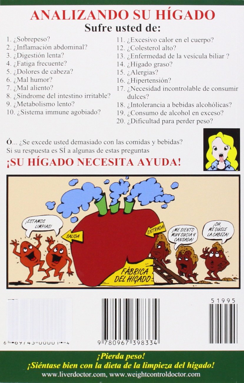 La Dieta Para la Limpieza del Higado: Proteja a Su Higado Y Vivira Mas