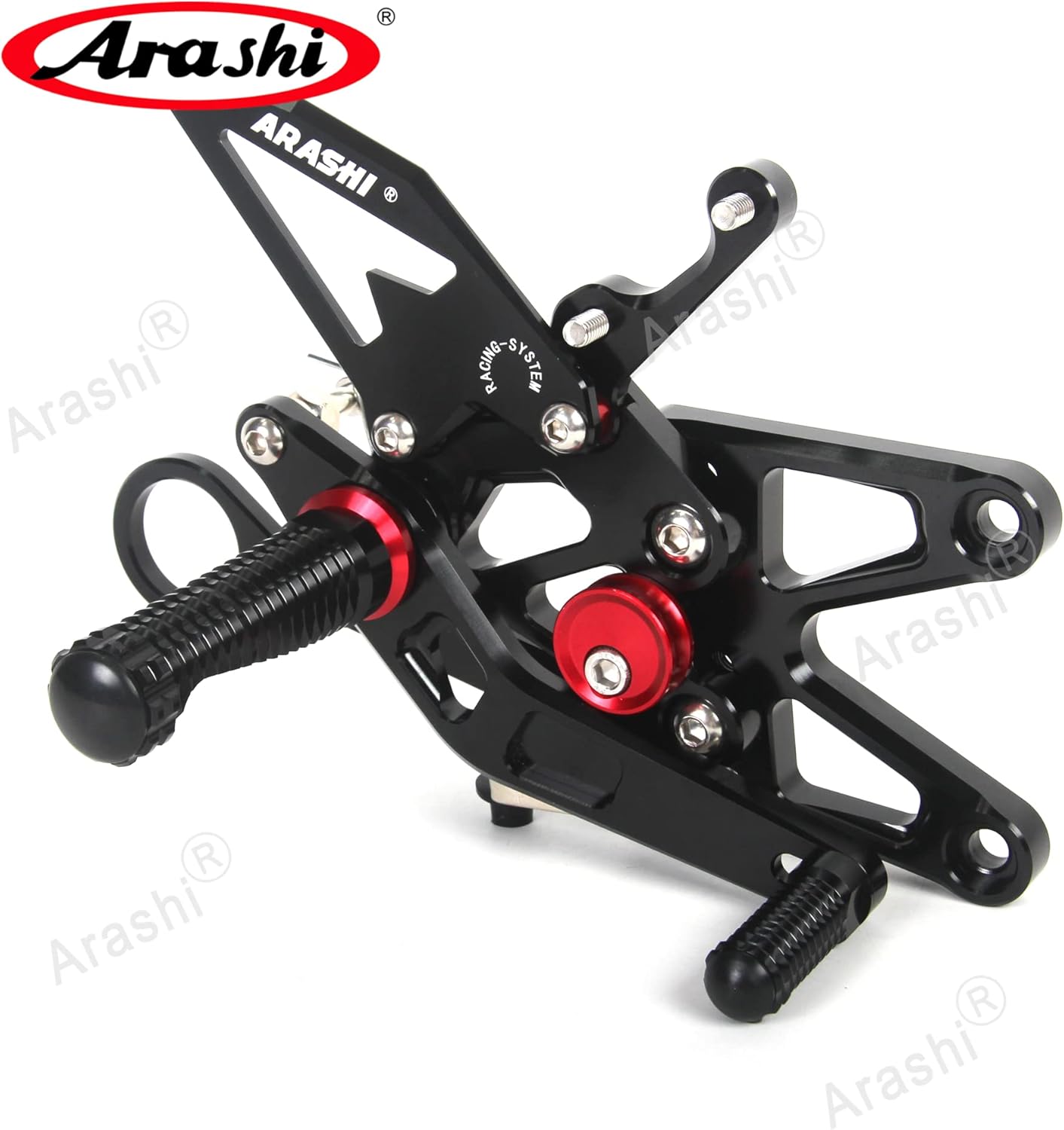 Arashi (Version 2.0) Rearsets for BMW S1000R 2013-2016 Motorcycle Accessories Adjustable Footrests Foot Peg Rear Sets S 1000 R 1000R Black 2014 2015