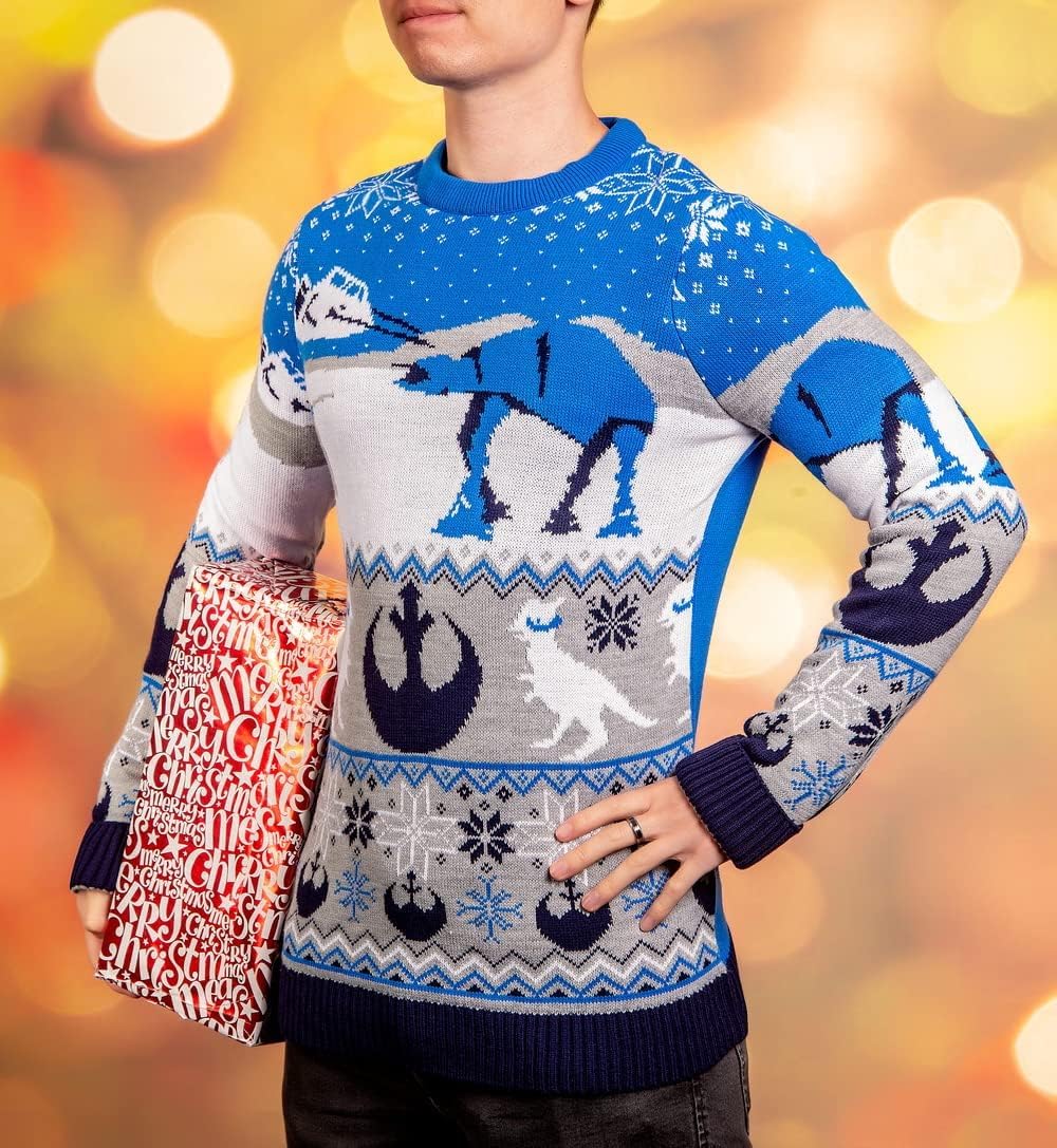 Star Wars Hoth Ugly Christmas Sweater for Men and Women at-at Gift