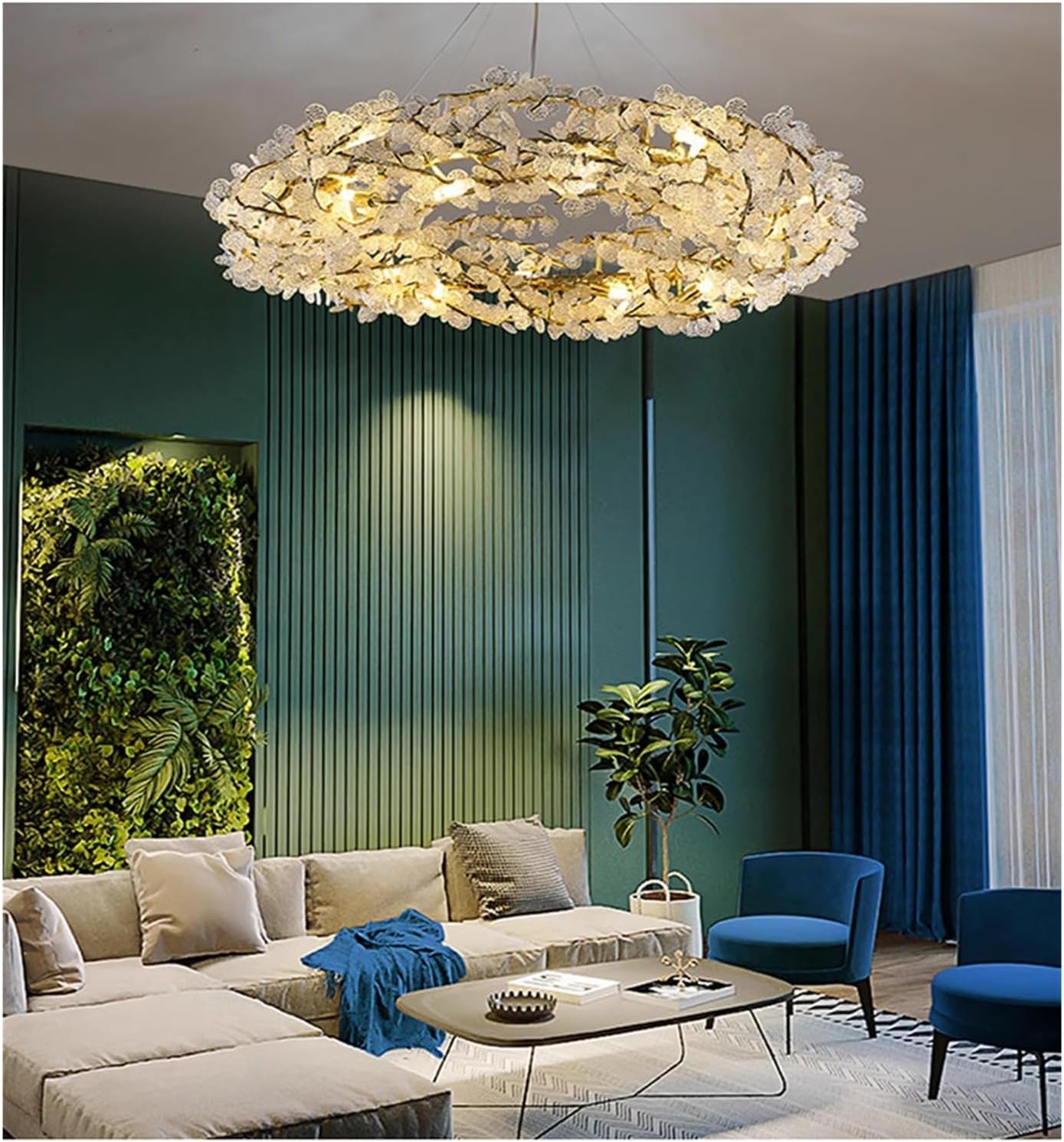 Modern Luxury Gold Chandeliers Home Villa Living Dining Room Lighting Decorate Pendant Lights Indoor Hanging Lamps Fixtures,luminaire