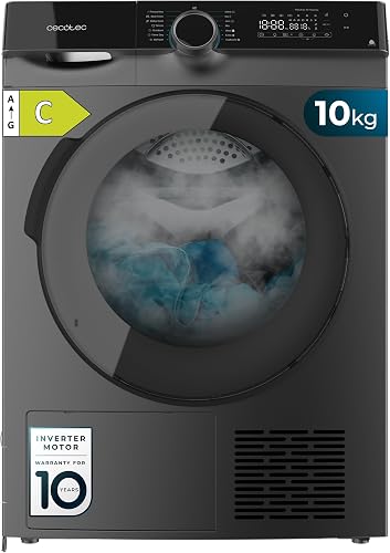Sèche-linge à Pompe à Chaleur 10 kg Bolero Dresscode Dry Cecotec