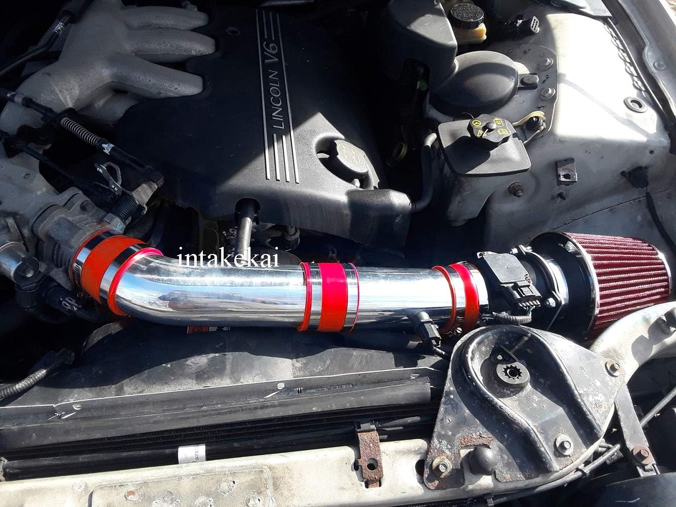 INTAKEKAI Performance Air Intake (Compatible with 2000-2002 LINCOLN LS 3.0 3.0L V6 MODELS) (black)