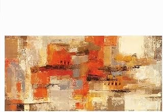 Pósteres e impresiones de lienzo para pared, arte abstracto moderno en amarillo dorado, imágenes artísticas para sala de estar, decoración del hogar, 75 x 150 cm, sin marco.