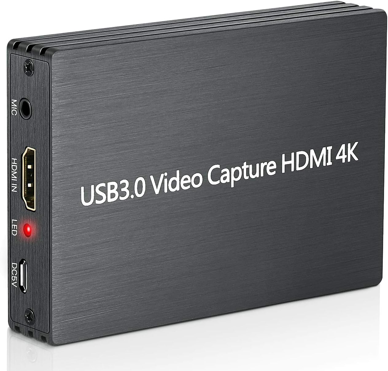 TNP 4K HDMI to USB 3.0 Full HD 1080P 60fps Video Capture Card Device Dongle  - Broadcast Live Stream/Record OBS Audio Sound Converter Game Grabber  f/Playstation Xbox Switch Console Camera Windows Mac: