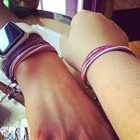 Vista 275 de Colorful Bracelet for Men and Women with Hematite Stones: Handmade Designer Adjustable Multistrand String Knotted Macrame Friendship Bracelet