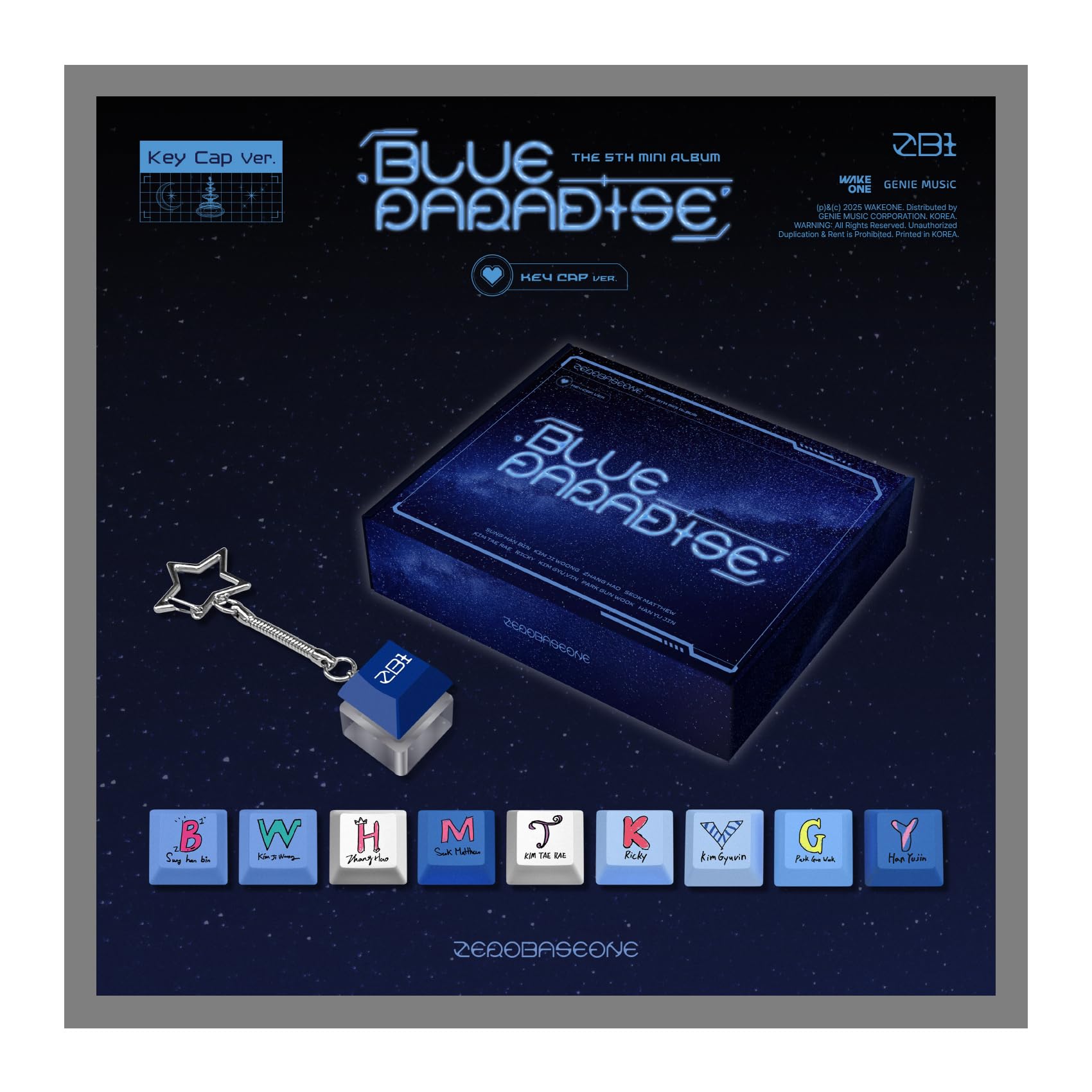 Amazon.com: ZEROBASEONE BLUE PARADISE 5th Mini Album with