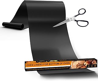 UBeesize 75 Inch Roll Reusable Oven Liners for Bottom of Oven,Thick Heavy Duty Non Stick Teflon Oven Mats Cut to Custom Fit Electric, Gas, Toaster,Convection, Microwave Ovens and Grills