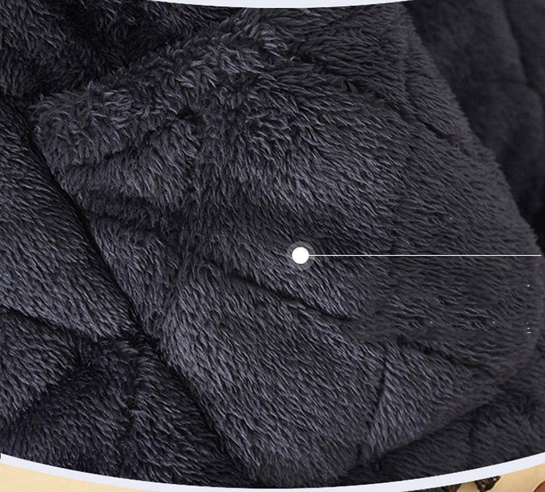 Pijama de Terciopelo de Coral Pijama Ropa de Cama Chaqueta Acolchada de Algodón de Invierno de Tres CapasNegro, l