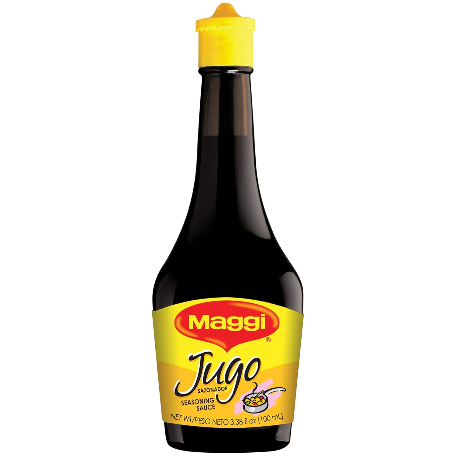 Maggi Seasoning Sauce, 3.38-Ounce Jars (Pack of 24)