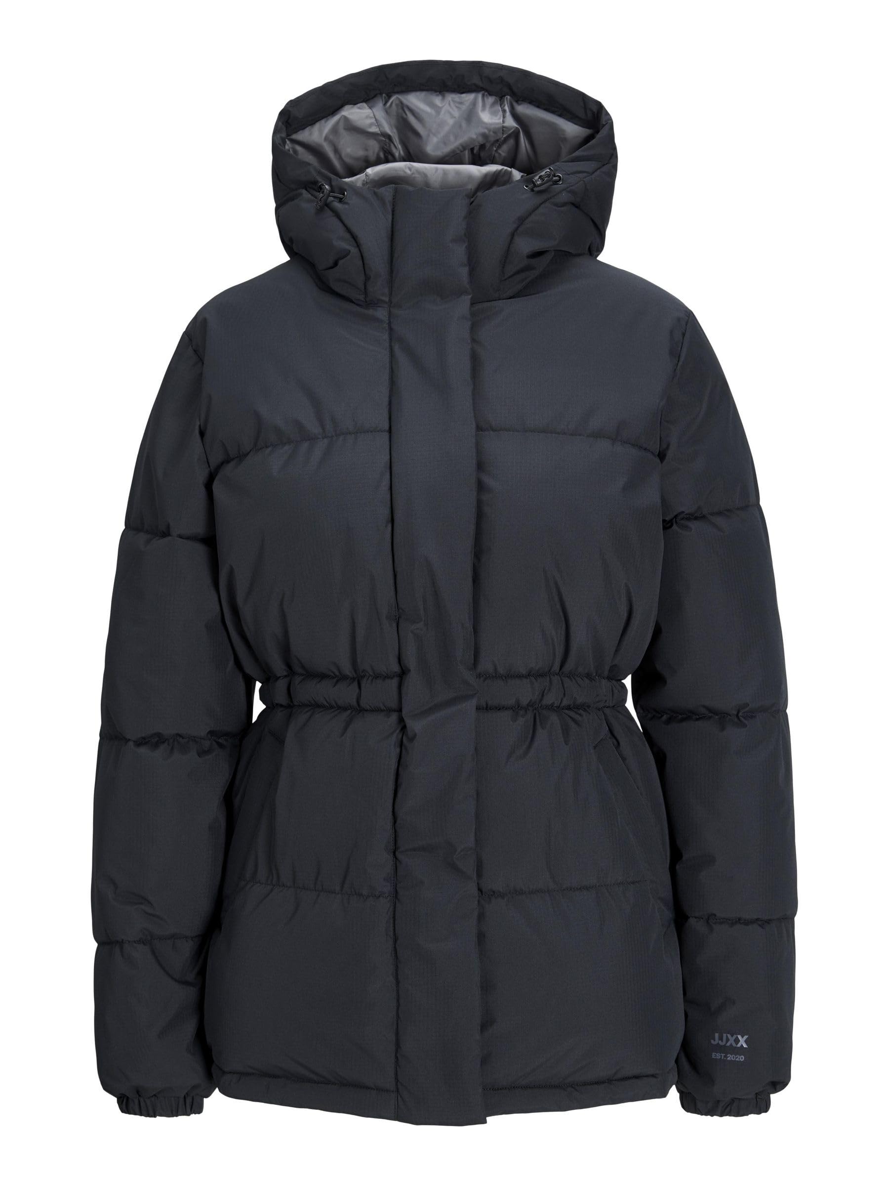 Jjxx Women's Black Jack & Jones Jxworld Puffer Jacket, Otw Act Puffer Jacket, Xs, Xs