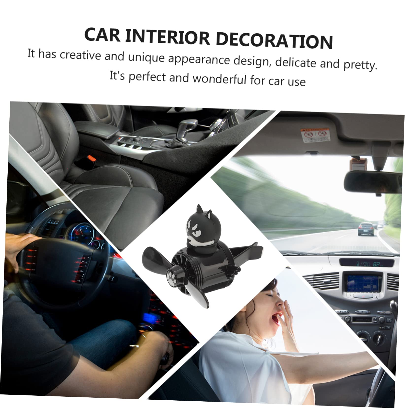 Gatuida 5stücke Kleiner Auto Aromatherapie Im Cartoon-design Lustiger Duftspender Für Auto Tragbar Leicht Und Platzsparend Für Belüftung Im Fahrzeug Hochwertiges Material Langlebig Und