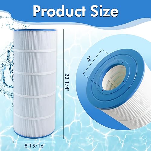 Miniatura 2 de Cartucho de filtro de piscina C1200 (paquete de 2)  Compatible con Hayward CX1200RE, PA120, Star Clear Plus C12002, PA120-M, Unicel C-8412,