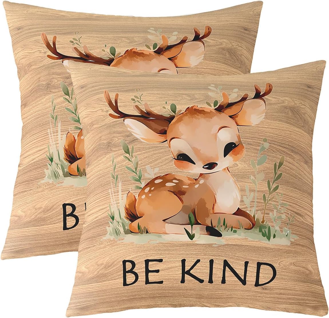 Erosebridal Animals Throw Pillow Covers Farmhouse Cushion Covers 24X24 Set of 2,Retro Airplane Cushion Cases Rustic Farm Animal Decorative Pillowcases