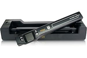 VuPoint Magic Wand Portable Scanner with Color LCD Display and Auto-Feed Dock