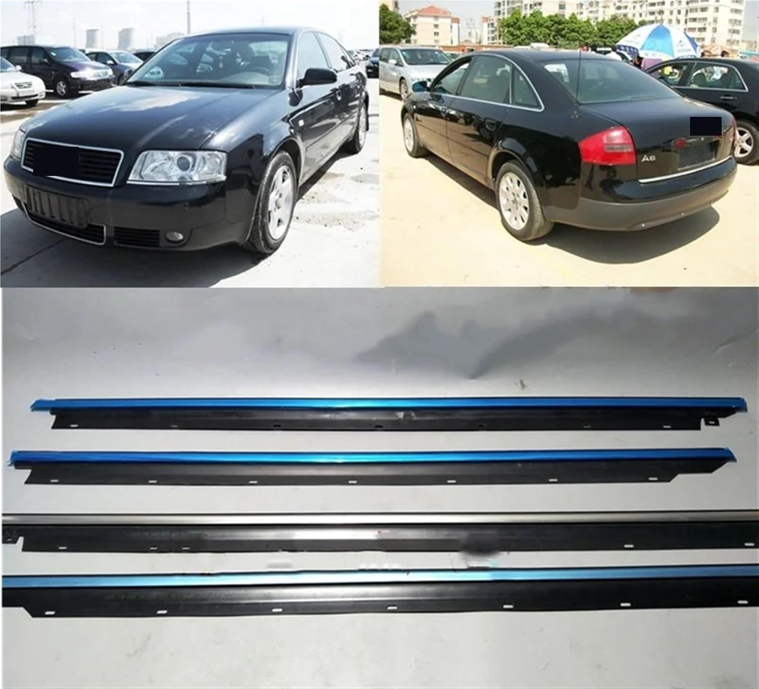Compatible Car Door Plate Strips Protection for C5 A6 (99-02) | Durable Vehicle Accessories for Enhanced Appearance and