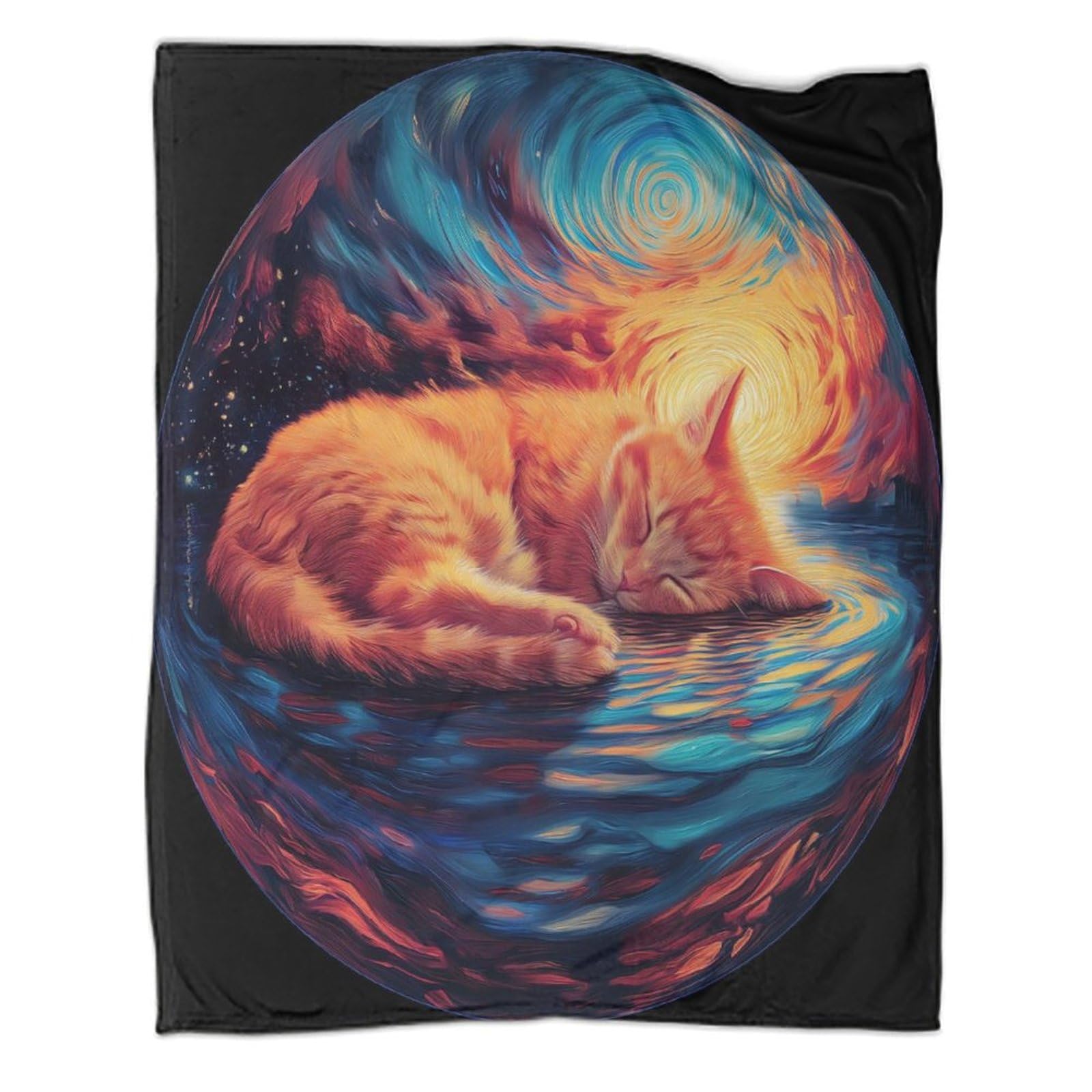 Uendokrnn Style-11 Cat Printed Throw Blanket, 3D Blanket, Warm & Cosy Blankets For Beds, For Sofa Bed Couch Double 60X80inch(150X200cm)