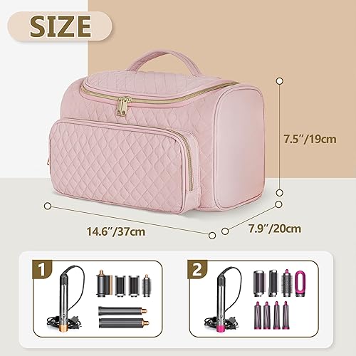 Miniatura 5 de Fasrom Estuche de transporte de viaje compatible con Dyson Airwrap Muilti Styler completo y accesorios, bolsa de almacenamiento de viaje para