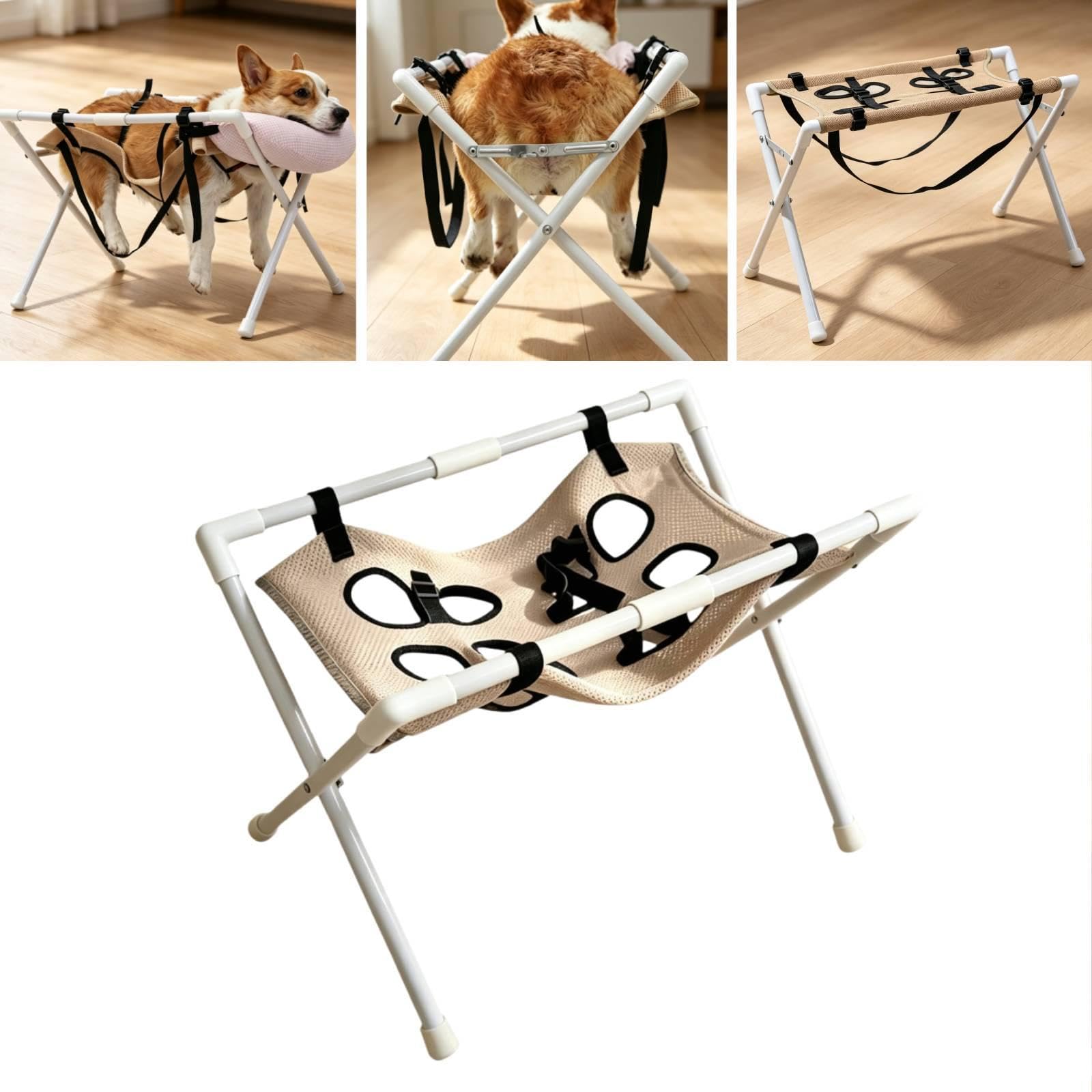 Hunde Pflegehängematte, Robustes 8 Loch Design, Hochwertiges, Strapazierfähiges Netzgewebe