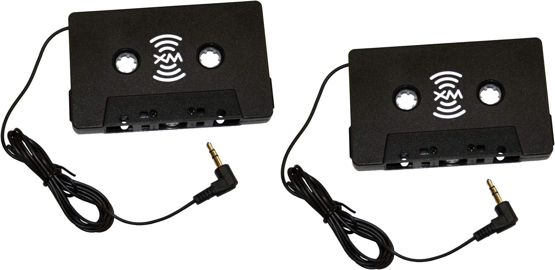 2 Pack - SiriusXM Satellite Radio Cassette Tape Adapter, Works with All Sirius and XM Radio Receivers, Sportster, Starmate, Stratus, Delphi, AudioVox, Onyx, Xpress and More