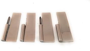 Ssiskcon 3 inch Weld on Hinge Lift Off Hinges Right Mirror Polished 32 Set of 2 Stainless Steel Hinges Pack 1