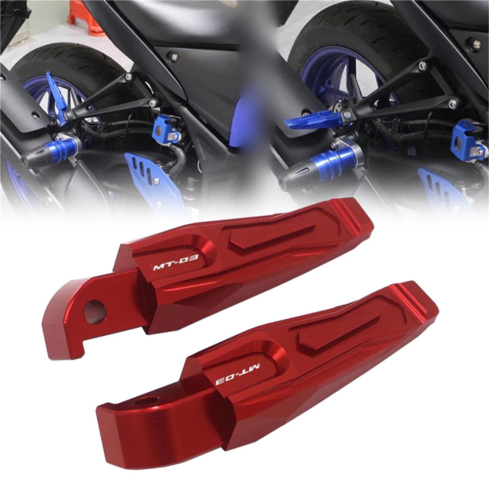Cale-Pied Passager Instable ? Découvrez le Repose-Pieds Arrière pour Moto MT03