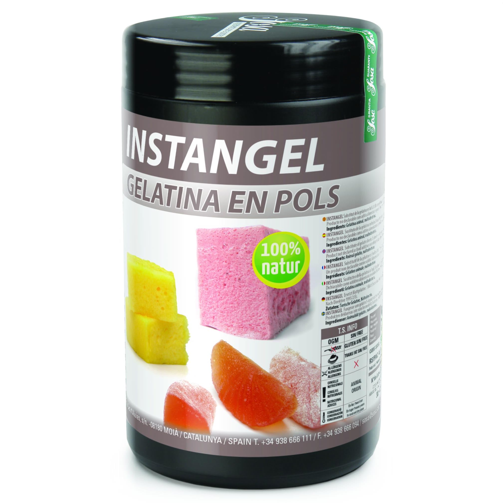 Sosa Instangel Gélatine à base d'animaux 500 g