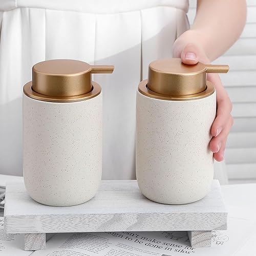 Miniatura 3 de Dispensador de jabón de manos para baño, botellas de cerámica con bomba de líquido, dispensador de platos recargable para cocina, granja,
