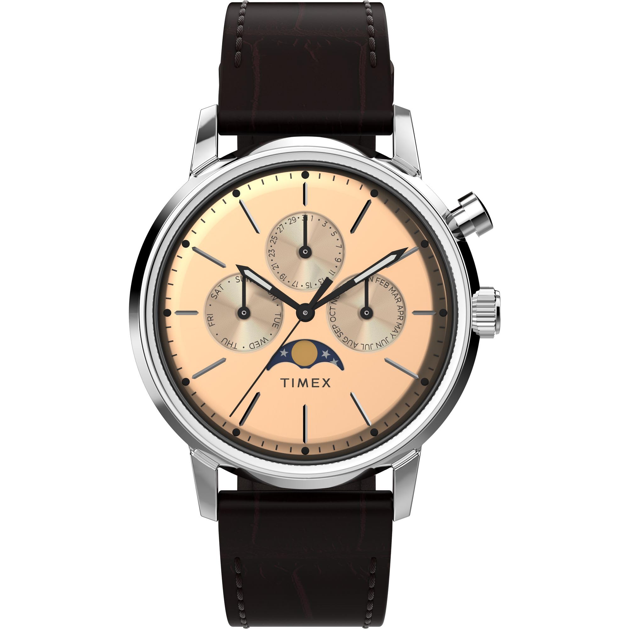 TIMEX Marlin Men Rose Gold Round Dial Analog Watch - TW2W51100UJ (B0D312TKPC) Amazon Price History, Amazon Price Tracker