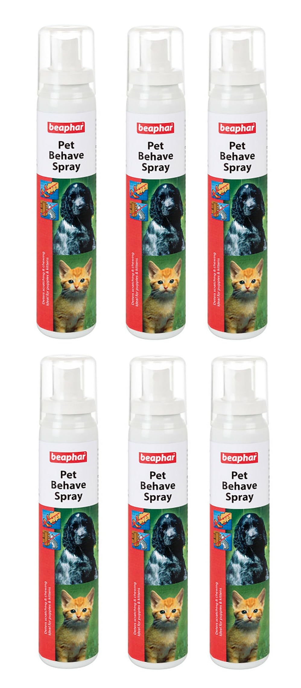 Beaphar Pet Behave Training Spray 125ml (Pack of 6)