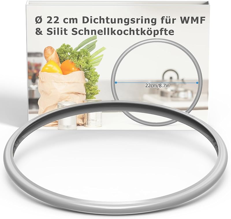 Ancable WMF 22cm szilikon tömítőgyűrű nyomásfőzőhöz 3L-8.5L