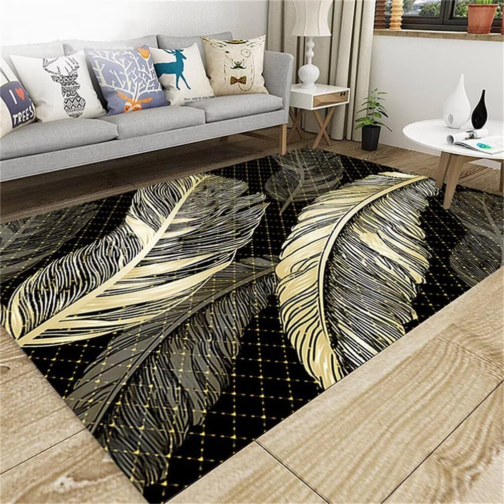 Tapis chambre enfant garcon 180x250cm motif route et feuilles pour espace de jeux