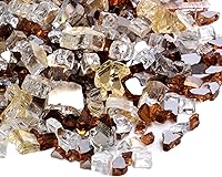 Vista 10 de Skyflame - Vidrio de fuego mezclado de 10 libras para hogueras de chimenea