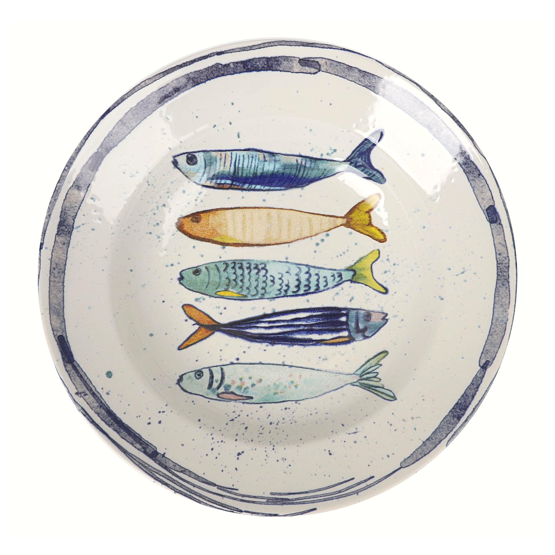 La Mediterránea Piatto per pasta 29 cm Peixe 6 pezzi