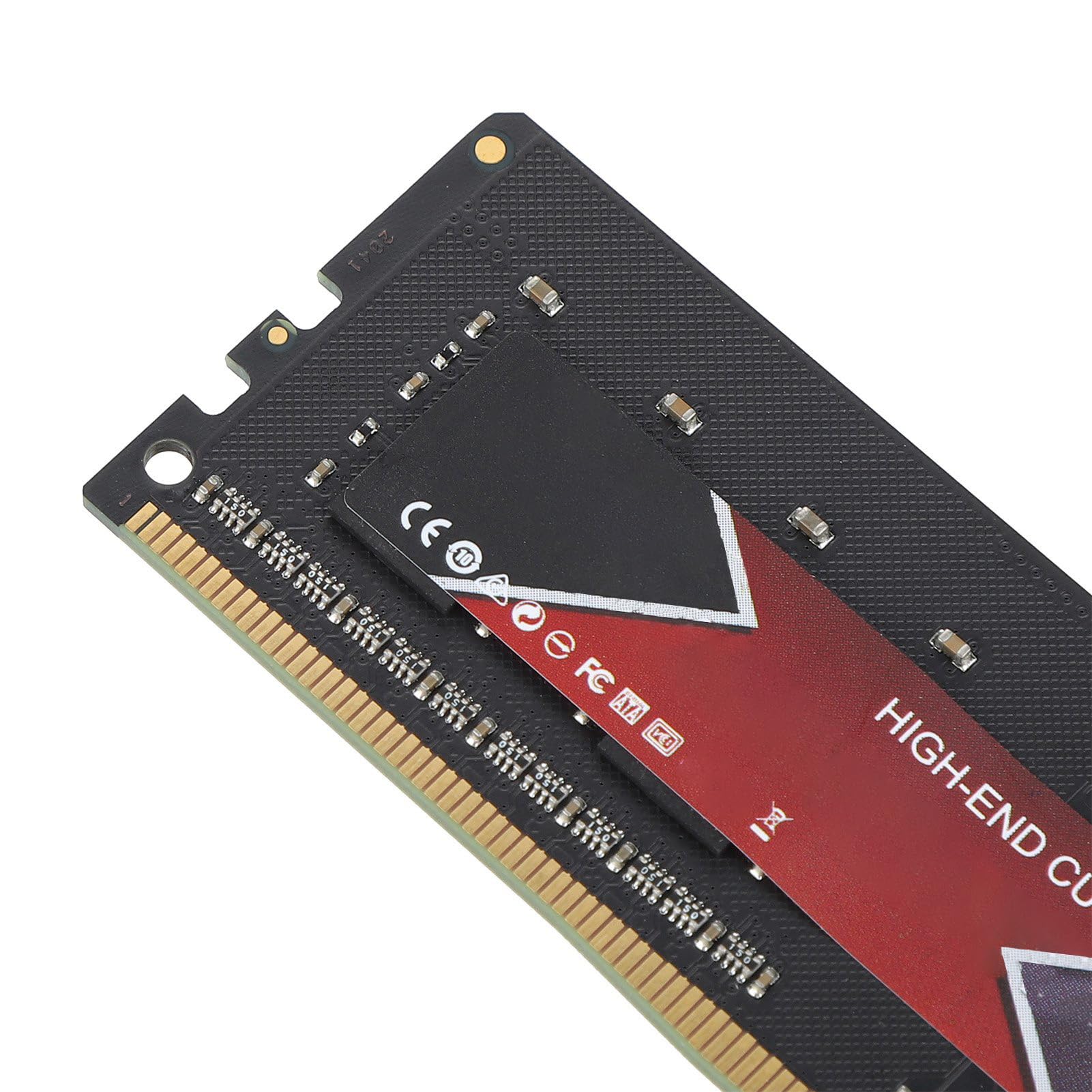 Pamięć RAM DDR4, Smukła, Aluminiowa, Wysokowydajna pamięć Stacjonarna PCB, DDR4 2400 MHz PC4 19200, z łatwą instalacją (16 GB)