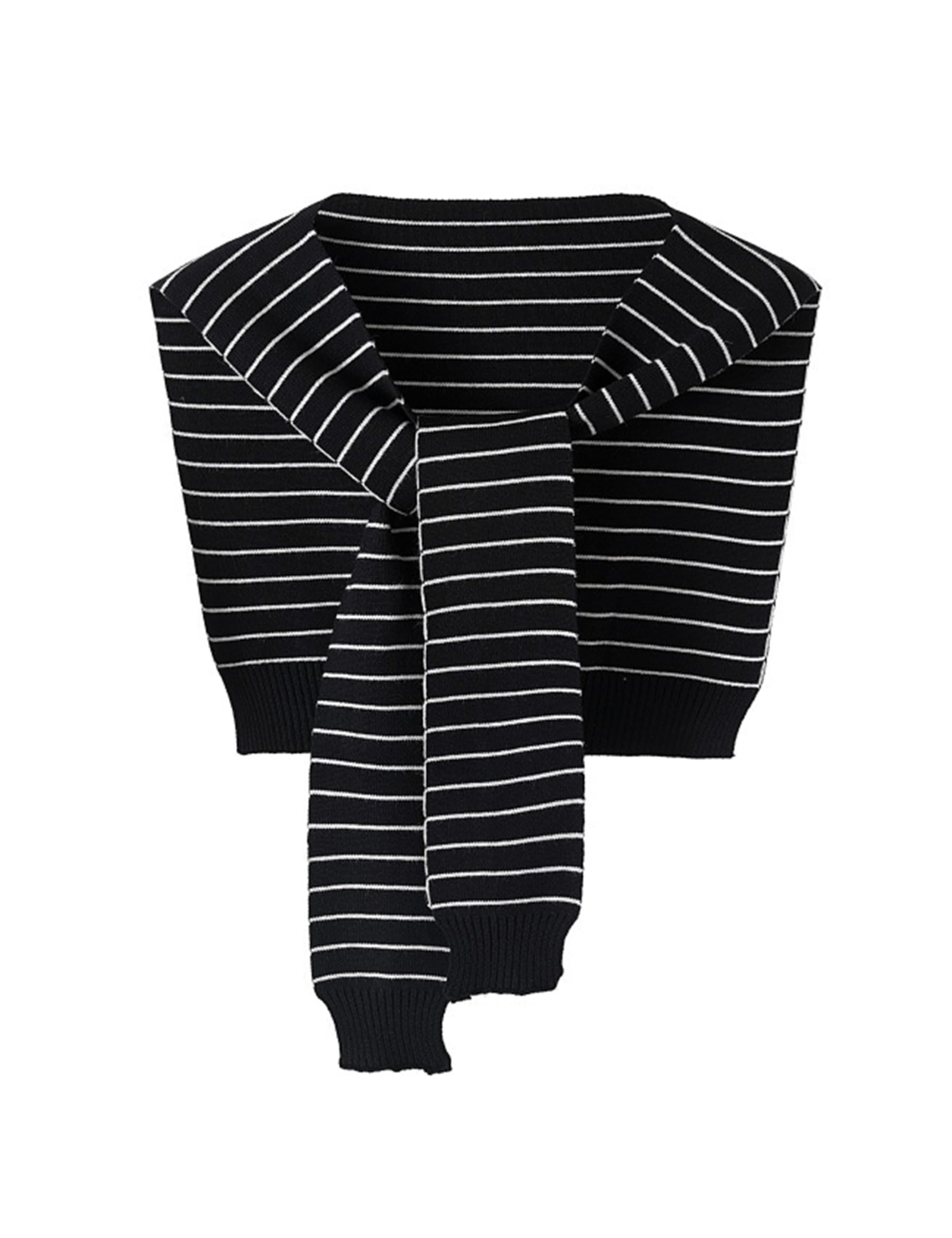 Zontroldy Sweater Scarf Wrap Cape Shawls for Women Knitted Knotted Tops