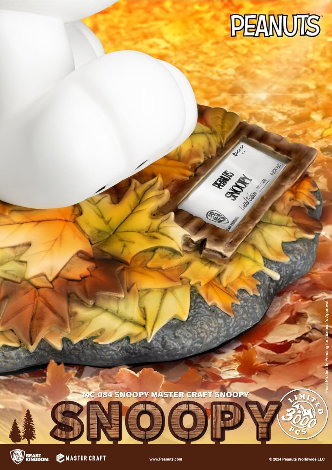 Beast Kingdom Peanuts: Snoopy MC-084 Master Craft Statue