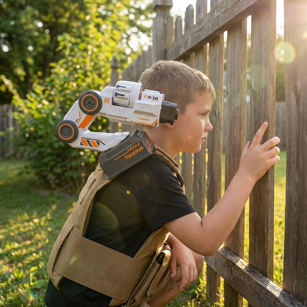 Cool Inductive Robot Arm Tracking Blaster,Smart Tracking Mechanical Arm Foam Blaster, Shoulder-Mounted Blasters Robot Toy with Remote Control,Dual Control Cosplay & Inductive Game