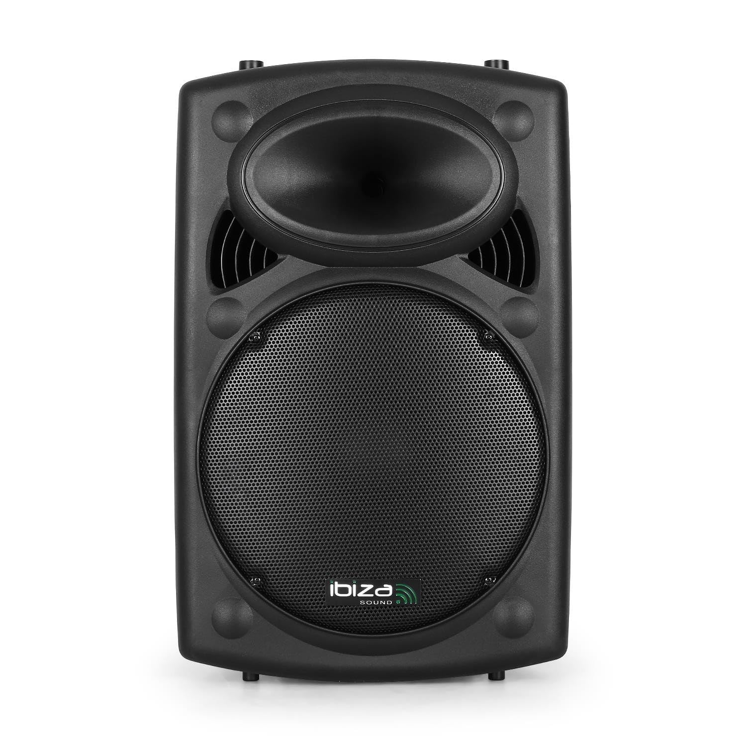 BM Sonic Enceinte Sono Portable 15" 800W USB/BT/REC + 2 Micros VHF + Pied + Clé USB 32 Go PORT15VHF-BT