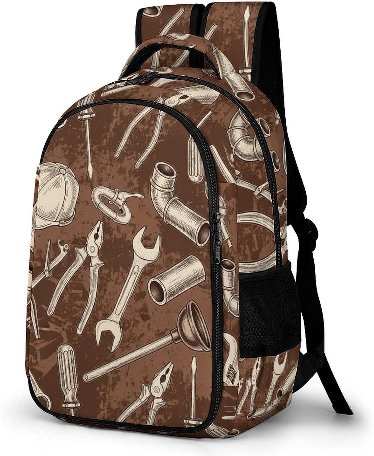 Vintage Tools Funny Backpack Travel Casual Laptop Bag Daypack for Men Women Outdoor Hiking Business Work Back Packs