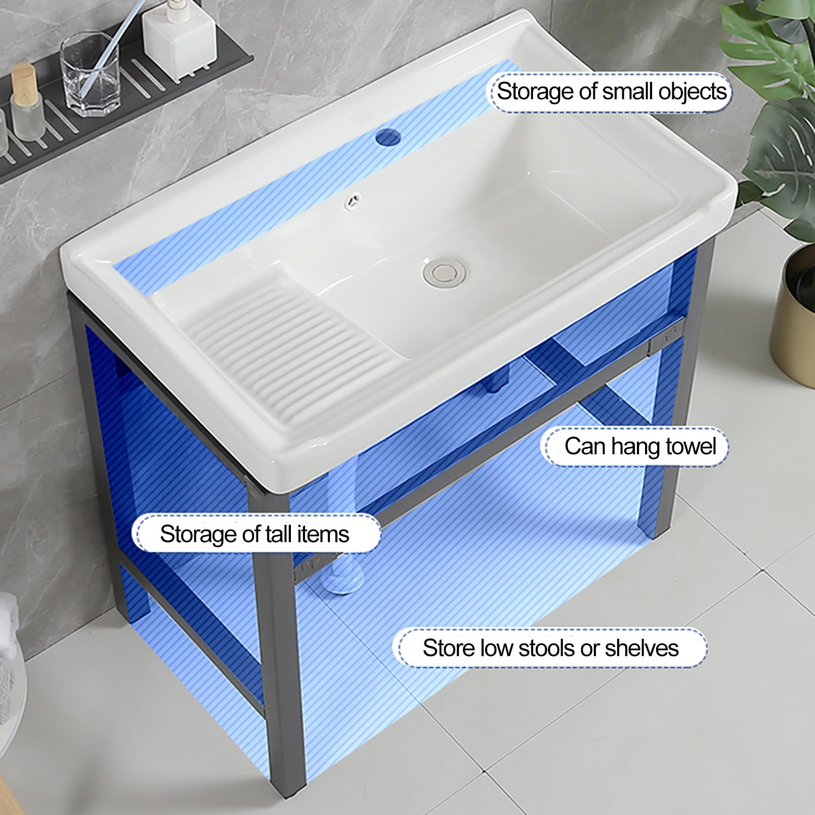 Amazon.co.jp: セラミックシンクガーデンシンク 屋外 流し台 手洗い 