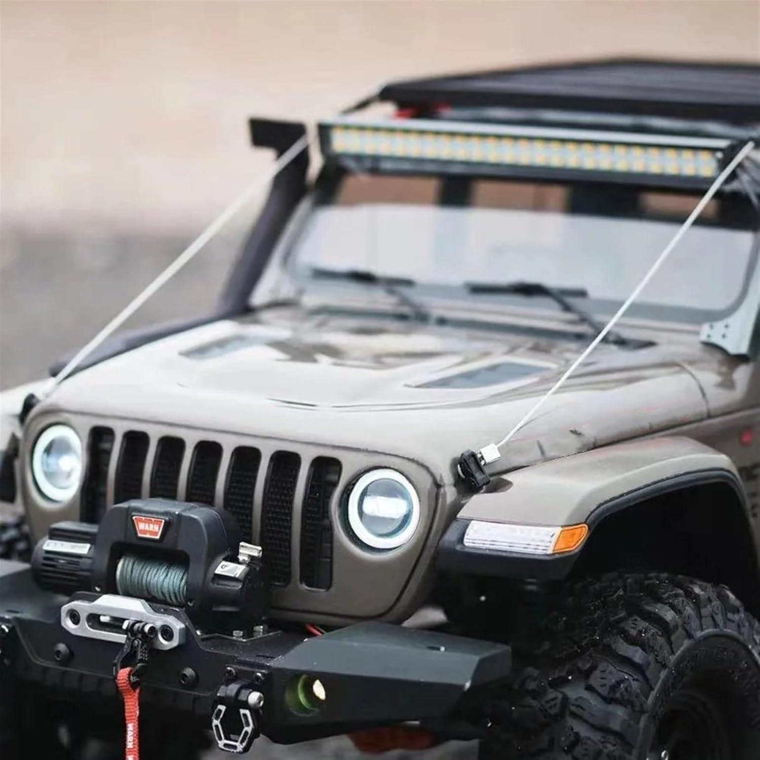 RCクローラーライト For Axial SCX10 90046 YK4082 YK4101 YK4102 KM D90 1/8 1