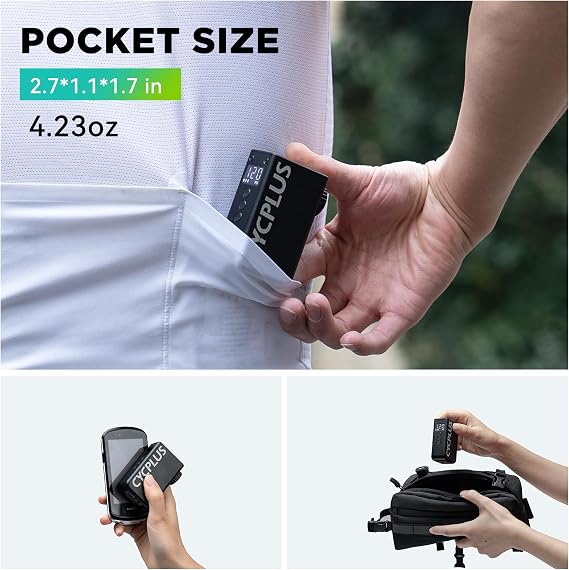 CYCPLUS Bike Pump AS2PRO + GPS Bike Computer G1