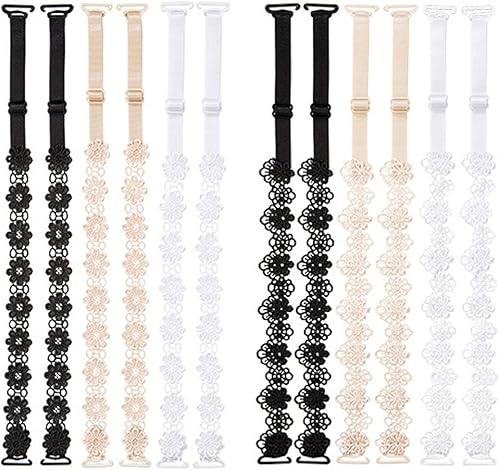 Women Bra Straps Flower Lace Adjustable Underwear Strap Replacement Shoulder