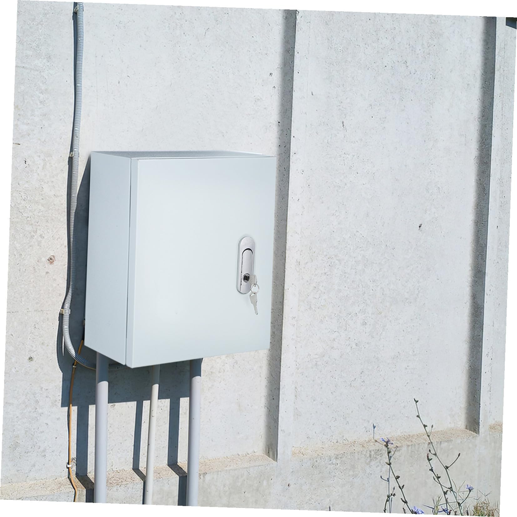 Wetterfester Sicherungskasten aus Edelstahl mit Extra Schutz und Dicker Gehäusekonstruktion Elektrobox für Außenbereich Einfache Installation