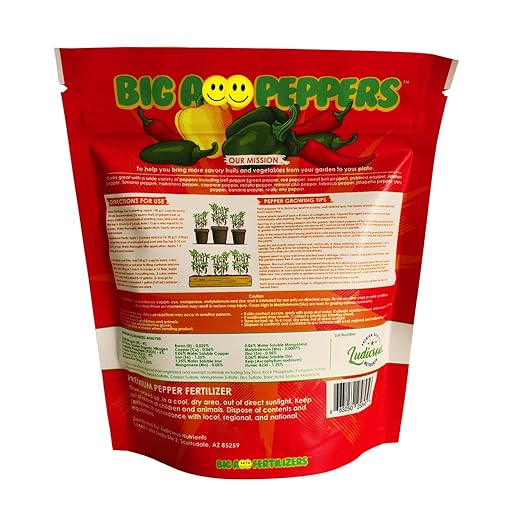 Big A Pepper Fertilizer – Fertilizante Orgánico Premium para Pimientos – 12 oz miniatura 2
