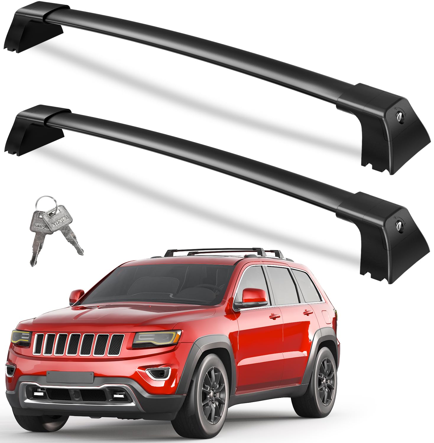 Photo 1 of Wonderdriver 300lbs Roof Rack Cross Bars for Jeep Grand Cherokee 2011-2021