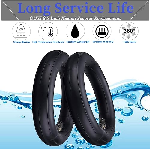 Vista 24 de Neumático y tubo de 8.5 pulgadas, ruedas de repuesto de 8 1/2 × 2 para Gotrax Gxl V2/Xiaomi M365, 8.5x2 neumáticos de repuesto para neumáticos