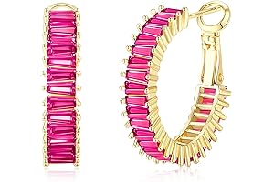 Magenta Dangle Earrings for Women: A Touch of Elegance and Style