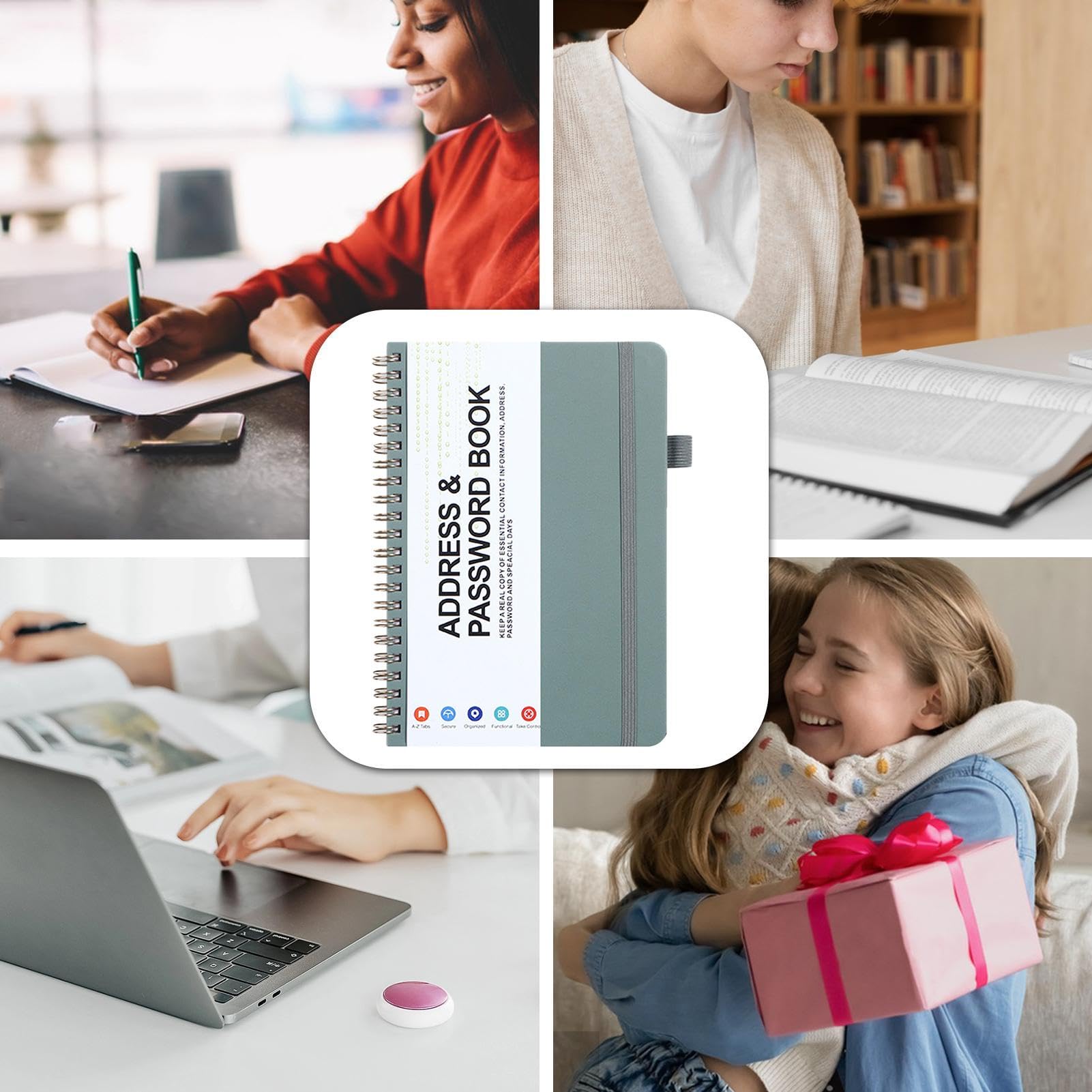 Wachtwoorden notitieboek, Interstat | Boek | 9789464326390